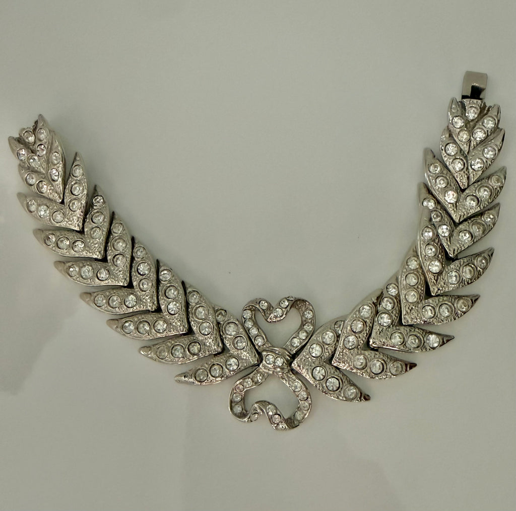 YSL Pavé Bow Bracelet