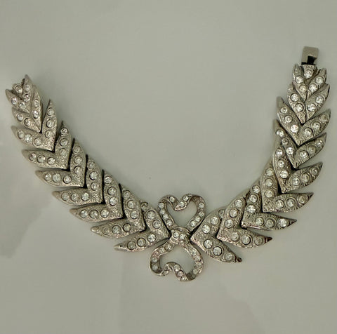 YSL Pavé Bow Bracelet