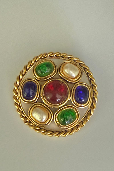 Chanel Gripoix Brooch