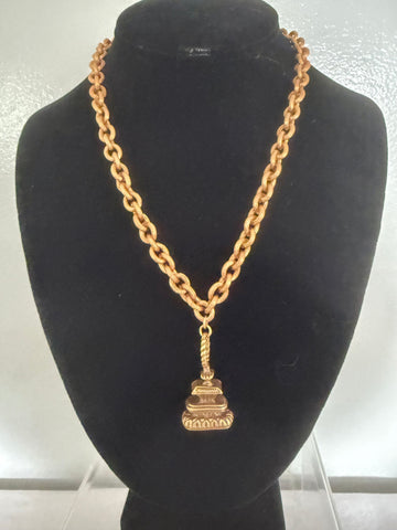 Chanel Single Pagoda Necklace