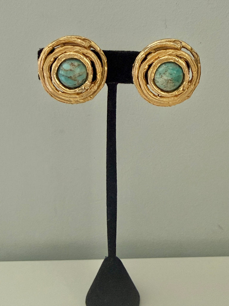 Reserved: Orena Paris Clip On Earrings