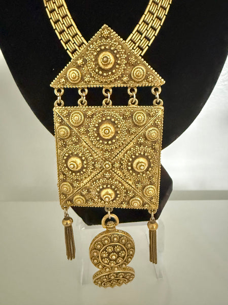 Goldette Etruscan Necklace
