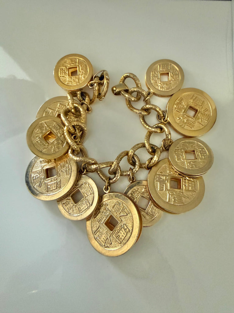 Napier Coin Charm Bracelet