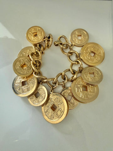Napier Coin Charm Bracelet