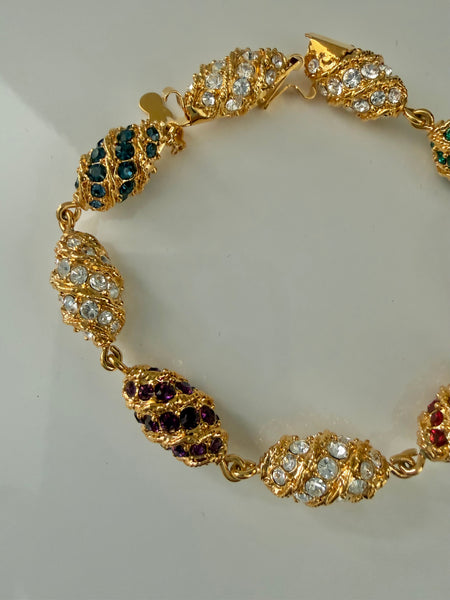 JBK Rhinestone Link Bracelet
