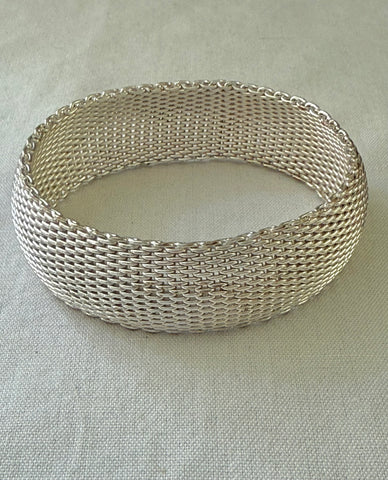 Sterling Silver Mesh Bracelet
