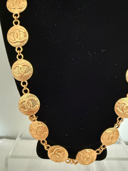 Chanel Logo Link Necklace
