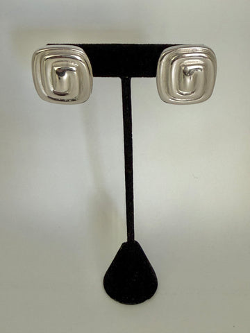 Givenchy Silver Post Earrings