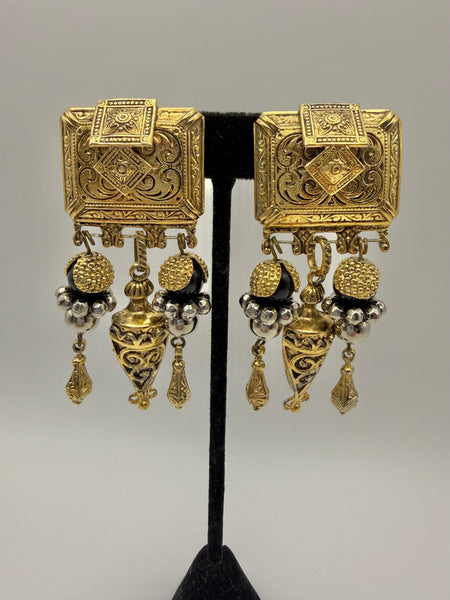 Zoe Coste Etruscan Clip On Earrings