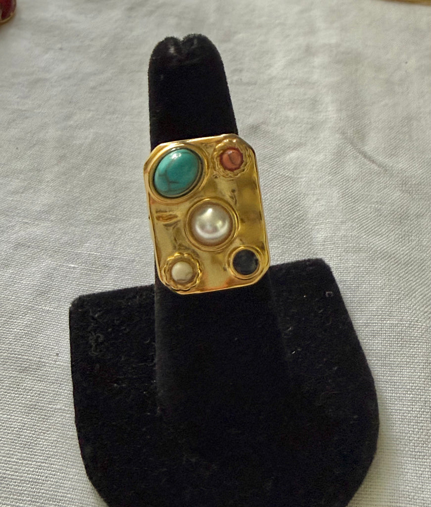 Reserved: French Cabochon Ring