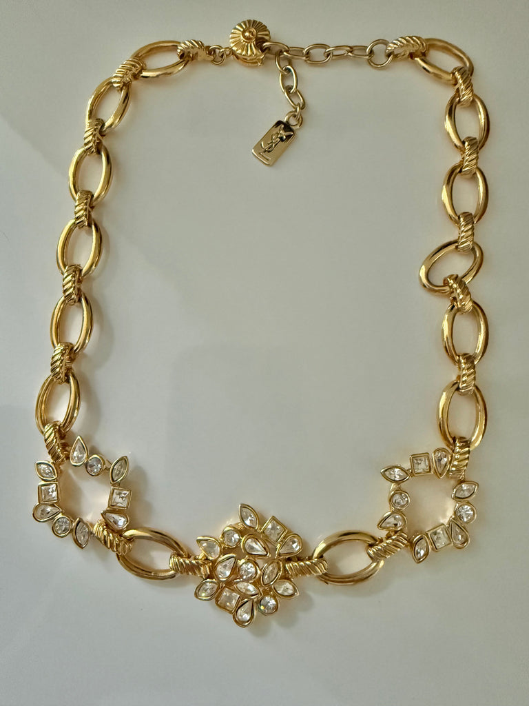YSL Crystal Necklace