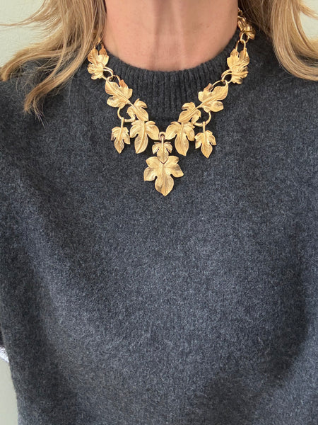 Trifari Leaf Necklace