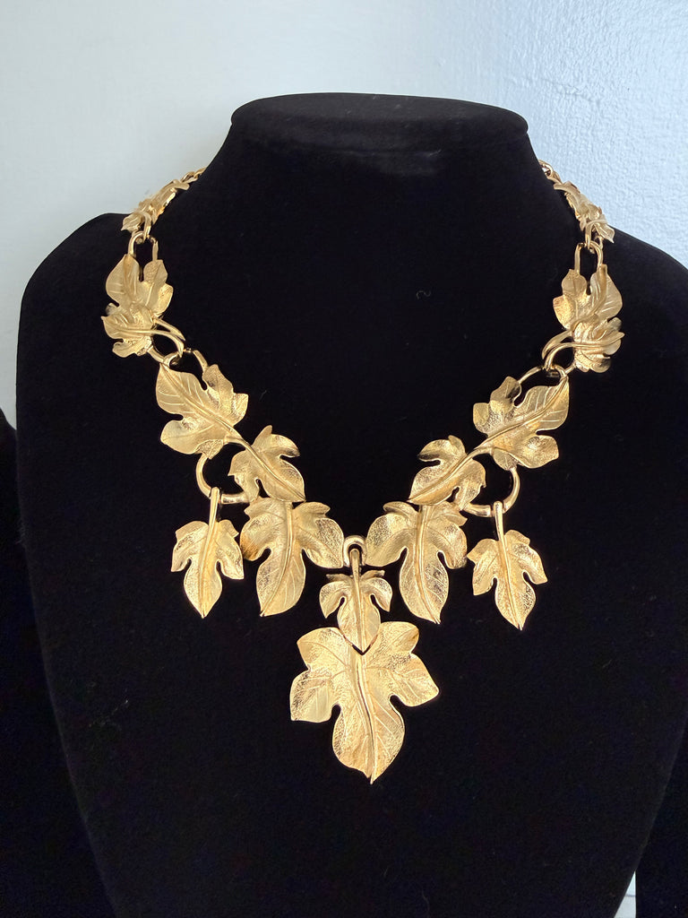 Trifari Leaf Necklace