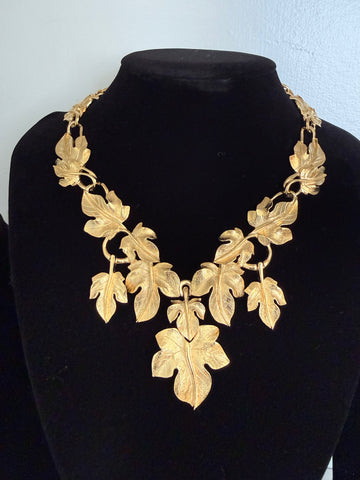 Trifari Leaf Necklace